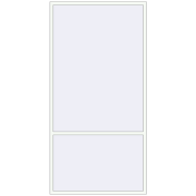 ENERGY-SAVING REHAU SYNEGO MD 1500x3000 mm RAL 9016 Traffic white two-sided