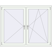 OPTIMUM REHAU EURO 70 1500x1200 mm RAL 9016 Traffic white two-sided OPTIMUM REHAU EURO 70 1500x1200 mm RAL 9016 Traffic white two-sided