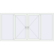 BASE REHAU EURO 60 2500x1300 mm RAL 9016 Traffic white two-sided BASE REHAU EURO 60 2500x1300 mm RAL 9016 Traffic white two-sided