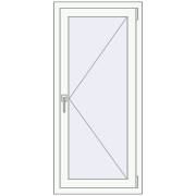 ALU LIGHT A 630x1300 mm RAL 9016 Traffic white two-sided