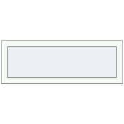 BASE REHAU EURO 60 1000x400 mm RAL 9016 Traffic white two-sided