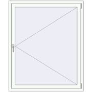 BASE REHAU EURO 60 1200x1500 mm RAL 9016 Traffic white two-sided BASE REHAU EURO 60 1200x1500 mm RAL 9016 Traffic white two-sided