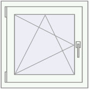 BASE REHAU EURO 60 700x700 mm RAL 9016 Traffic white two-sided BASE REHAU EURO 60 700x700 mm RAL 9016 Traffic white two-sided