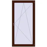 BASE REHAU EURO 60 1000x2000 mm BLACK_CHERRY two-sided