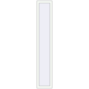 BASE REHAU EURO 60 400x2000 mm RAL 9016 Traffic white two-sided