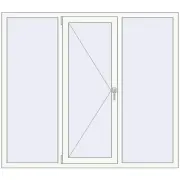 BASE REHAU EURO 60 1700x1500 mm RAL 9016 Traffic white two-sided BASE REHAU EURO 60 1700x1500 mm RAL 9016 Traffic white two-sided