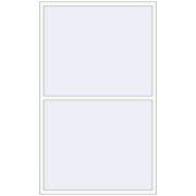 ENERGY-SAVING REHAU SYNEGO MD 1400x2300 mm RAL 9016 Traffic white two-sided