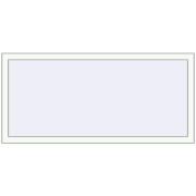 ENERGY-SAVING REHAU SYNEGO MD 1500x700 mm RAL 9016 Traffic white two-sided