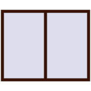BASE REHAU EURO 60 1500x1200 mm BLACK_CHERRY two-sided