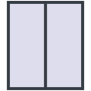 OPTIMUM REHAU EURO 70 1300x1500 mm ANTHRACITE_GREY_STRUKTURAL two-sided