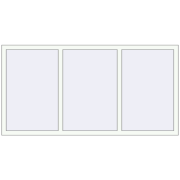 REHAU BRILLANT DESIGN 1950x998 mm RAL 9016 Traffic white two-sided REHAU BRILLANT DESIGN 1950x998 mm RAL 9016 Traffic white two-sided