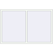 REHAU ARTEVO 1750x1150 mm RAL 9016 Traffic white two-sided