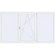 BASE REHAU EURO 60 2800x1600 mm RAL 9016 Traffic white two-sided