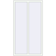 Ferestre 960x1830 mm REHAU BRILLANT DESIGN RAL 9016 Traffic white two-sided Ferestre 960x1830 mm REHAU BRILLANT DESIGN RAL 9016 Traffic white two-sided