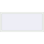 ALU LIGHT A 1800x750 mm RAL 9016 Traffic white two-sided