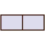 BASE REHAU EURO 60 2200x800 mm BLACK_CHERRY two-sided