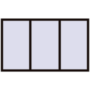 REHAU ARTEVO 2000x1200 mm BLACK_BROWN two-sided