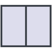 OPTIMUM REHAU EURO 70 1500x1200 mm ANTHRACITE_GREY_STRUKTURAL two-sided