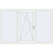ALU LIGHT A 1800x1200 mm RAL 9016 Traffic white two-sided