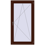 REHAU BRILLANT DESIGN 800x1500 mm BLACK_CHERRY two-sided