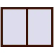 OPTIMUM REHAU EURO 70 1200x900 mm BLACK_CHERRY two-sided