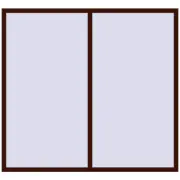 REHAU BRILLANT DESIGN 2000x1850 mm BLACK_CHERRY two-sided REHAU BRILLANT DESIGN 2000x1850 mm BLACK_CHERRY two-sided