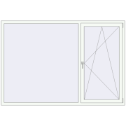 OPTIMUM REHAU EURO 70 2200x1500 mm RAL 9016 Traffic white two-sided OPTIMUM REHAU EURO 70 2200x1500 mm RAL 9016 Traffic white two-sided