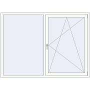 OPTIMUM REHAU EURO 70 1900x1400 mm RAL 9016 Traffic white two-sided OPTIMUM REHAU EURO 70 1900x1400 mm RAL 9016 Traffic white two-sided
