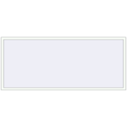 REHAU ARTEVO 2600x1100 mm RAL 9016 Traffic white two-sided