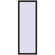 REHAU ARTEVO 700x2000 mm BLACK_BROWN two-sided