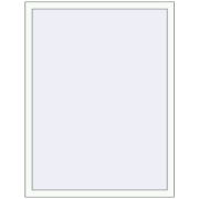 BASE REHAU EURO 60 1100x1370 mm RAL 9016 Traffic white two-sided BASE REHAU EURO 60 1100x1370 mm RAL 9016 Traffic white two-sided
