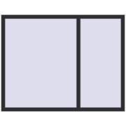 OPTIMUM REHAU EURO 70 1600x1250 mm ANTHRACITE_GREY_GLATT two-sided OPTIMUM REHAU EURO 70 1600x1250 mm ANTHRACITE_GREY_GLATT two-sided