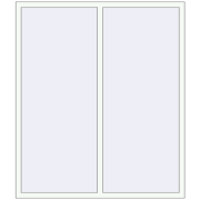REHAU ARTEVO 1600x1800 mm RAL 9016 Traffic white two-sided