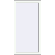 OPTIMUM REHAU EURO 70 600x1170 mm RAL 9016 Traffic white two-sided OPTIMUM REHAU EURO 70 600x1170 mm RAL 9016 Traffic white two-sided