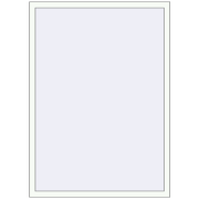 REHAU BRILLANT DESIGN 1200x1700 mm RAL 9016 Traffic white two-sided