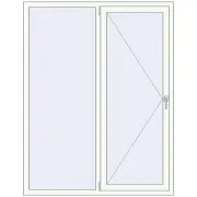 BASE REHAU EURO 60 1400x1800 mm RAL 9016 Traffic white two-sided BASE REHAU EURO 60 1400x1800 mm RAL 9016 Traffic white two-sided