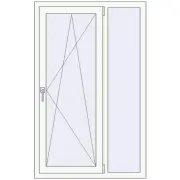 OPTIMUM REHAU EURO 70 950x1500 mm RAL 9016 Traffic white two-sided OPTIMUM REHAU EURO 70 950x1500 mm RAL 9016 Traffic white two-sided
