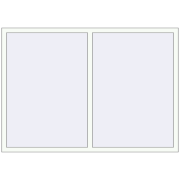 ENERGY-SAVING REHAU SYNEGO MD 1850x1300 mm RAL 9016 Traffic white two-sided