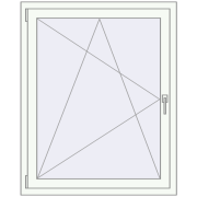 BASE REHAU EURO 60 1000x1200 mm RAL 9016 Traffic white two-sided