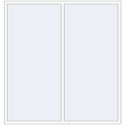 ALU LIGHT A 2000x2100 mm RAL 9016 Traffic white two-sided