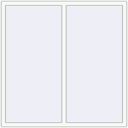 Ferestre 1500x1500 mm BASE REHAU EURO 60 RAL 9016 Traffic white two-sided