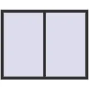 REHAU ARTEVO 1500x1200 mm ANTHRACITE_GREY_GLATT two-sided REHAU ARTEVO 1500x1200 mm ANTHRACITE_GREY_GLATT two-sided