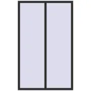 ENERGY-SAVING REHAU SYNEGO MD 1300x2100 mm BLACK_STRUCTURAL two-sided