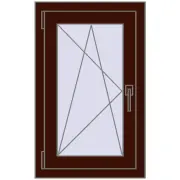 REHAU BRILLANT DESIGN 500x800 mm BLACK_CHERRY two-sided