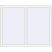 OPTIMUM REHAU EURO 70 1440x1160 mm RAL 9016 Traffic white two-sided