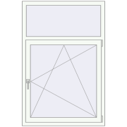 ENERGY-SAVING REHAU SYNEGO MD 1000x1500 mm RAL 9016 Traffic white two-sided ENERGY-SAVING REHAU SYNEGO MD 1000x1500 mm RAL 9016 Traffic white two-sided