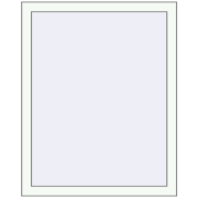 REHAU BRILLANT DESIGN 800x1000 mm RAL 9016 Traffic white two-sided
