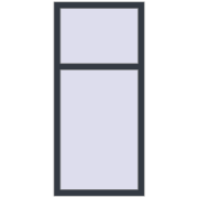 Ferestre 700x1500 mm REHAU ARTEVO ANTHRACITE_GREY_STRUKTURAL two-sided