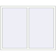 Ferestre 1500x1200 mm ENERGY-SAVING REHAU SYNEGO MD RAL 9016 Traffic white two-sided