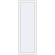 REHAU ARTEVO 500x1500 mm RAL 9016 Traffic white two-sided